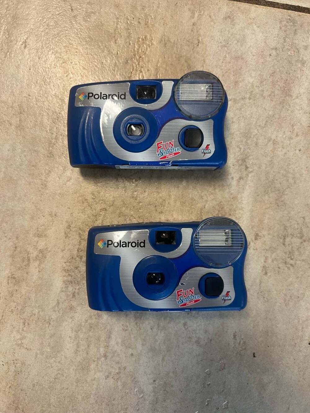 Polaroid Fun Shooter Flash Disposable 27 Exposure Cameras Set of 2
